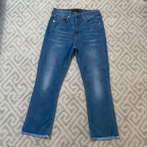 Carly high rise kick flare Jean from Veronica Beard